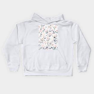 Floral Pattern Polygon style: Petal Polyhedron Beauty Kids Hoodie